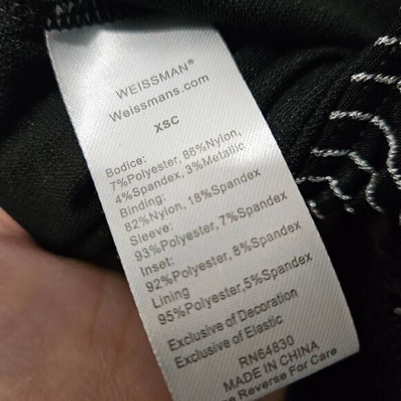 Weissman NWOT child extra small black fringe dance costume jazz tap solo - Picture 9 of 9